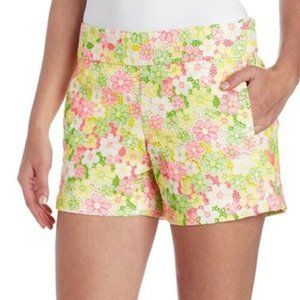 Lilly Pulitzer Sloane Sunbonnet Floral Lace Shorts Size 4  EUC